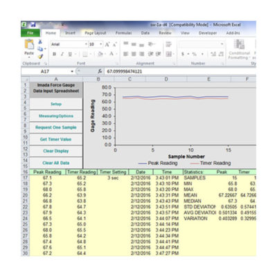 SW-1A-D4 Hardness Data Acquisition Software