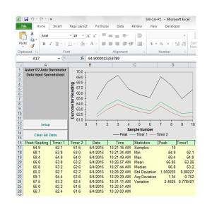 SW-1A-P2 Hardness Data Acquisition Software